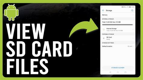 How do I Check and Access Files on my SD Card in .